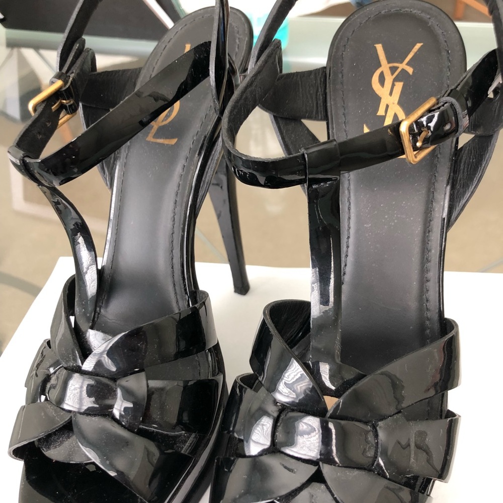 YSL Tribute heels Size 10 European 40 great shoe